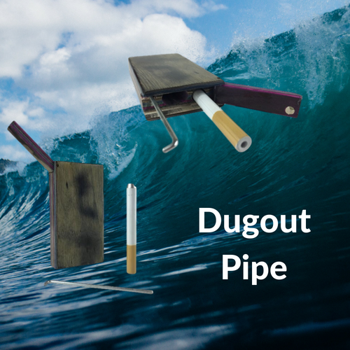 Dugout Pipes over Wave