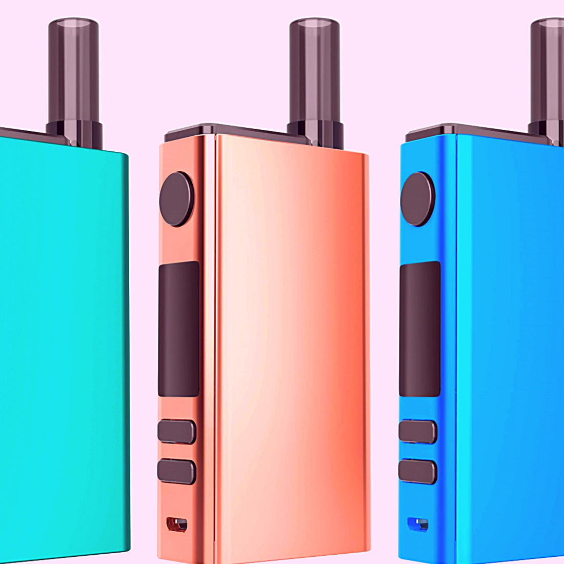 Three different colors of the Flowermate V5 Nano