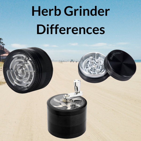 Herb Grinders on Beach