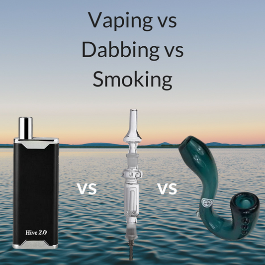 Vaping vs Dabbing vs Smoking