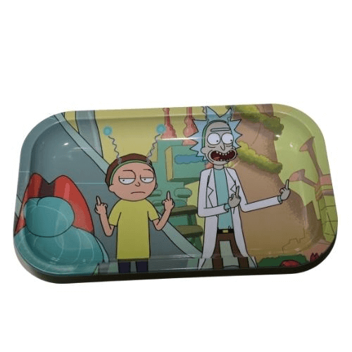 Rick and Morty Long Metal Rolling Tray