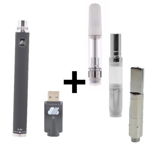 SteamCloud EVOD Vape Battery with Dry Herb Cartridges