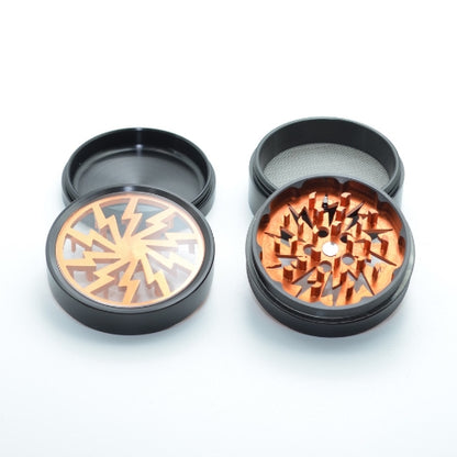 Lightning Bolt Herb Grinder Comes in 4 Pieces