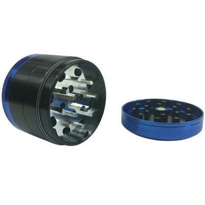 Multi-Color 4 Piece Herb Grinder Blue Color