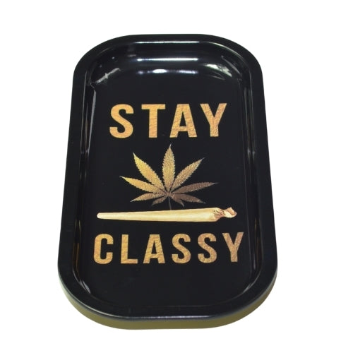 8-Inch Metal Rolling Tray Stay Classy