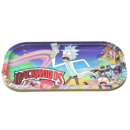 8-Inch Metal Rolling Tray Rick and Morty Option