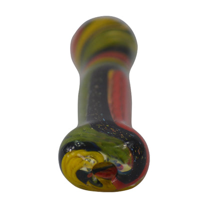 Black Sparkle Chillum Pipe comes with a flute mouthpiece