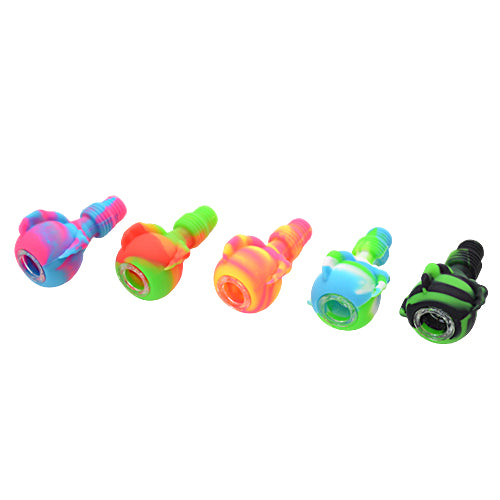 Five Different Color Dragon Claw Silicone Bong Bowl