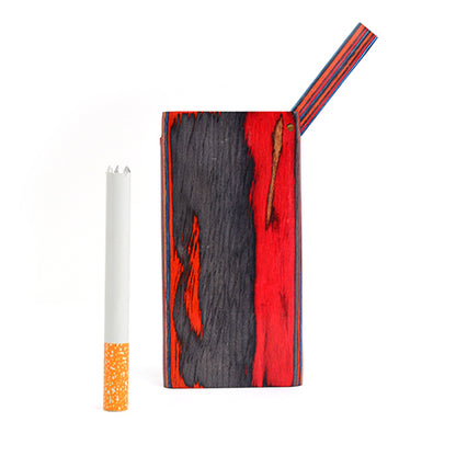 Flip Top Dugout Pipe with Cigarette One Hitter