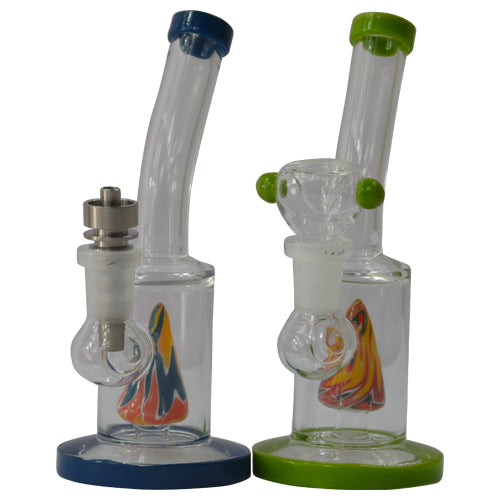 Dab Rig comes with Either Bong Bowl Piece or Titanium Nail