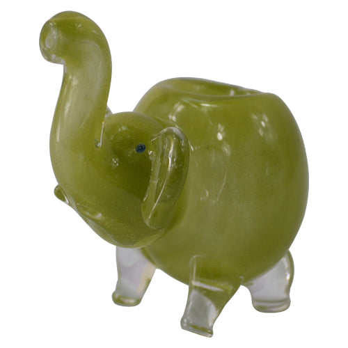 Green Elephant Glass Pipe for Sale - Vape Vet Store 