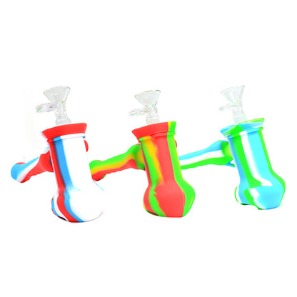 Hammer Bubbler Silicone Pipe 