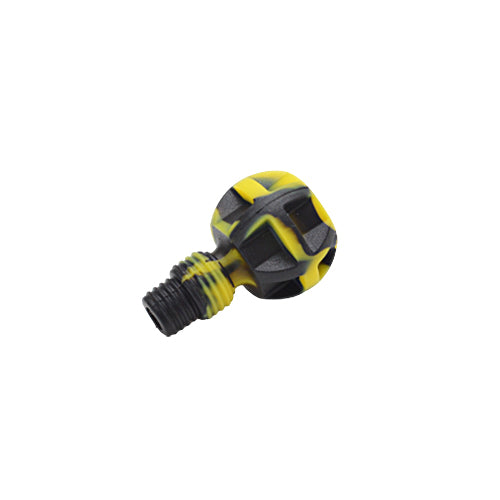 Black and Yellow Heat Resistant Bong Bowl Piece