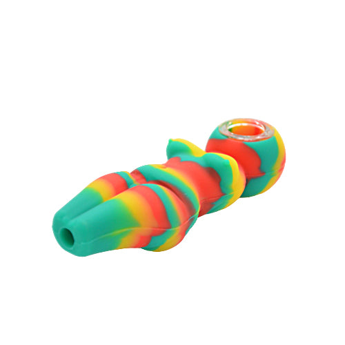 Rasta Naked Lady Silicone Pipe