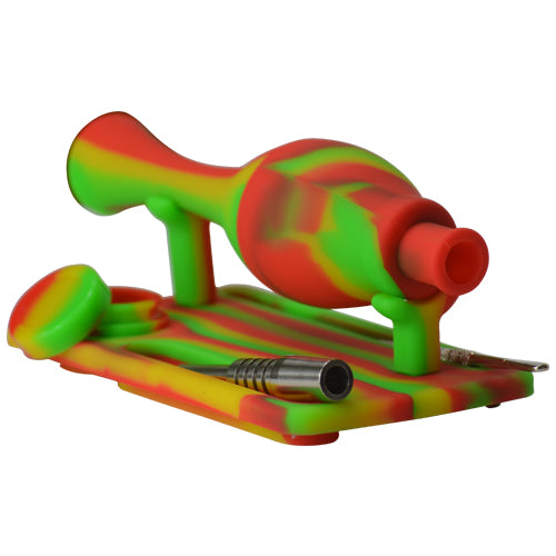 Rasta Silicone Nectar Collector Dab Set - Vape Vet Store