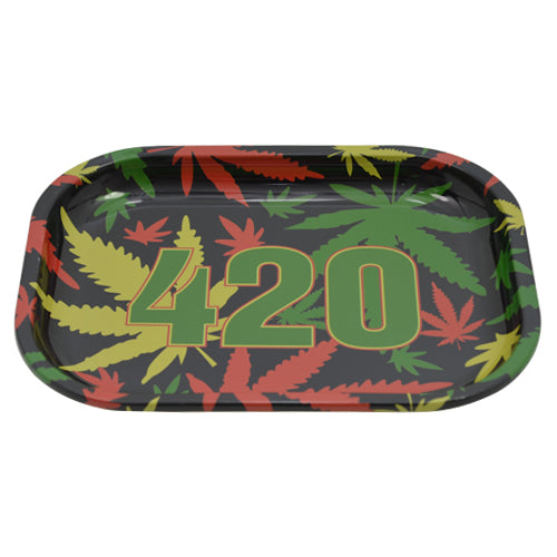 420 Rolling Tray Made of Tin Metal 