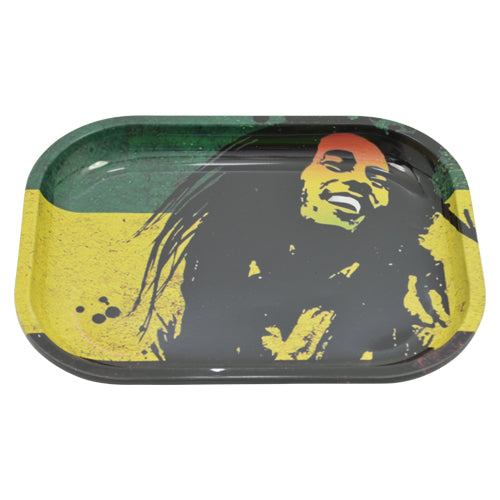 Bob Marley Rolling Tray made of Tin Metal 