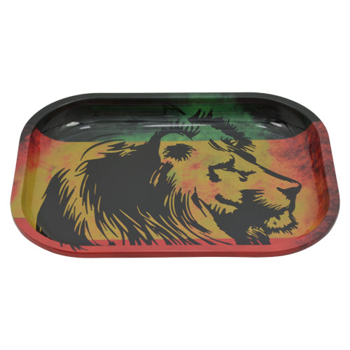 Lion Rolling Tray Made of Tin Metal 