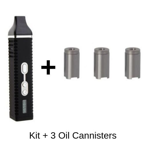 Titan 2 Vaporizer with 3 Oil Cannisters