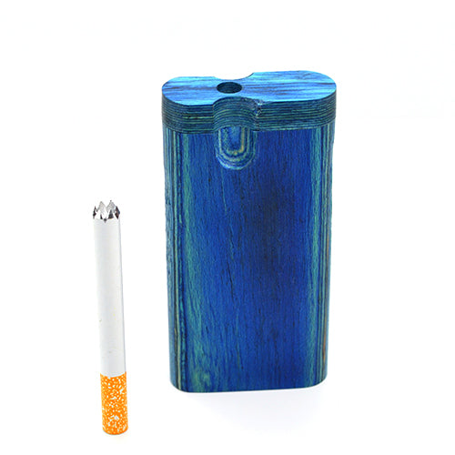 Blue Wood Turn Top Dugout Pipe 