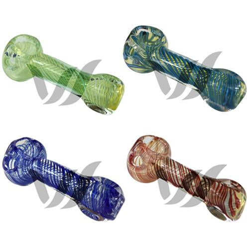 Twisty Glass Spoon Pipes - Vape Vet Store 