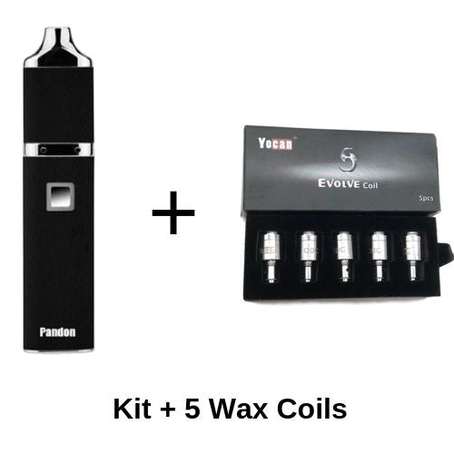 Yocan Pandon Dab Pen Kit with 5 Extra Wax Coils 