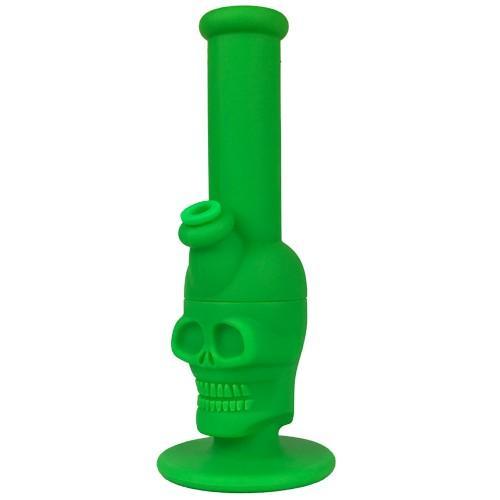 Green Badass Skull Bong for Sale - Vape Vet Store