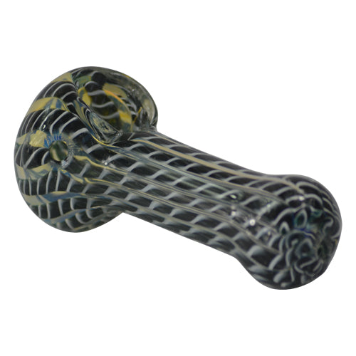 Black Medusa Glass Spoon Pipe