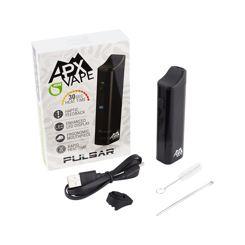 Black Pulsar APX 2 Dry Herb Vaporizer Kit