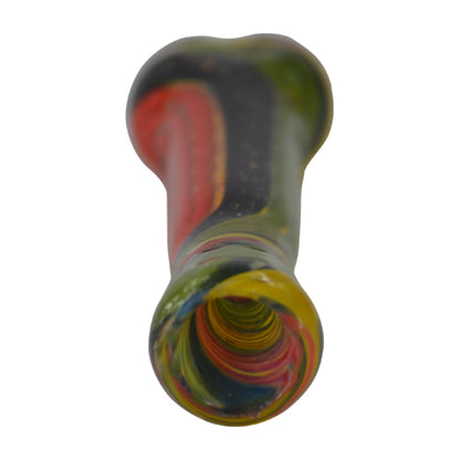 Black Sparkle Chillum Pipe has great airflow 