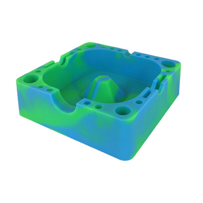 Blue and Green Silicone Ashtray For Sale - Vape Vet Store