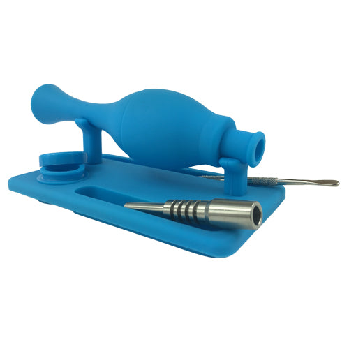 Blue Silicone Nectar Collector for Wax and Shatter - Vape Vet Store