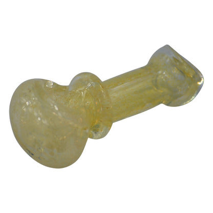 Yellow Chameleon Glass Spoon Pipe for Sale 