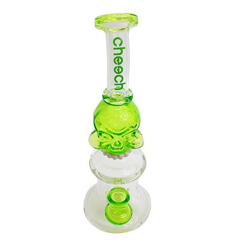 Cool Green Skull Dab Rig 