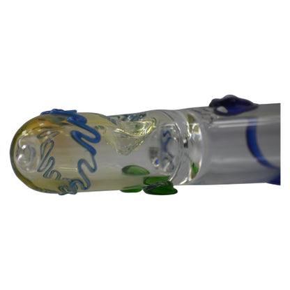 cool steamroller pipe has a built-in bowl on the end