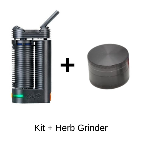 Crafty Vaporizer with Black Herb Grinder