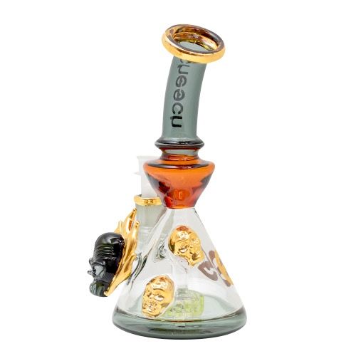 Dab Rig With Skulls By Cheech Glass