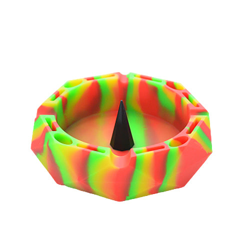 Silicone Debowler Ashtray Rasta