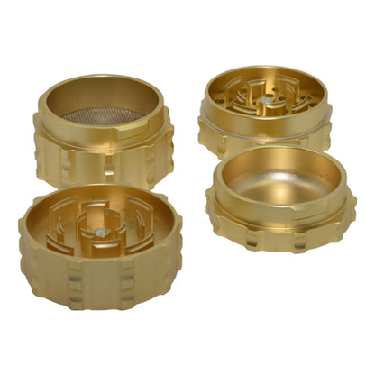 Decagon Herb Grinder is made of 4 pieces 