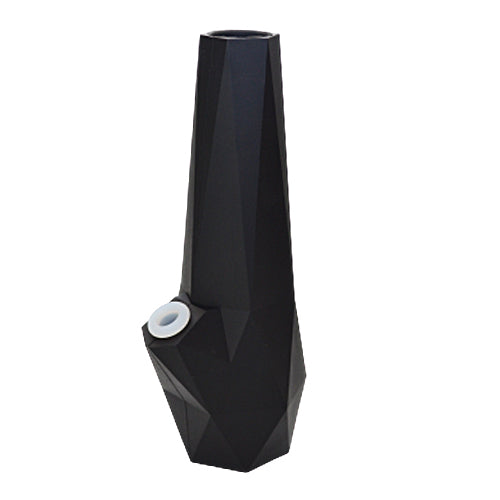 Black Silicone Diamond Cut Bong