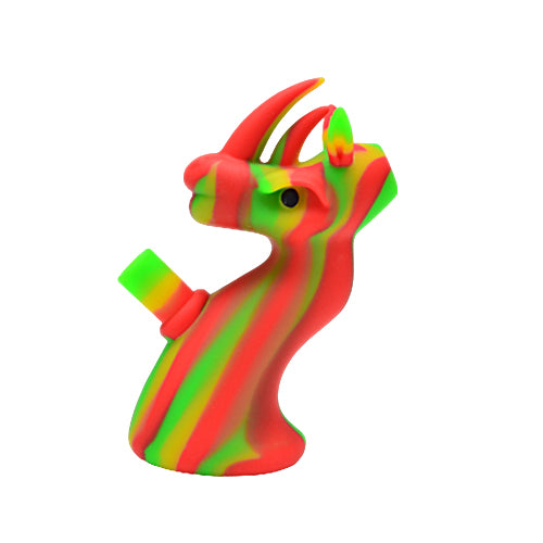 Rasta Silicone Dragon Bubbler