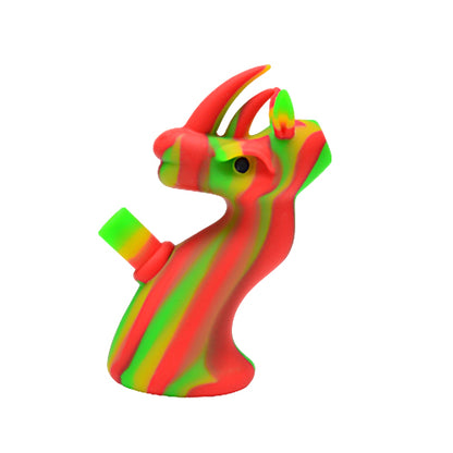 Rasta Silicone Dragon Bubbler