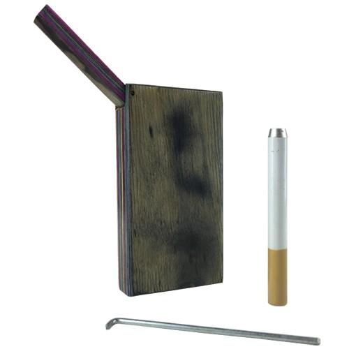 Dugout Pipe with Wooden Case 