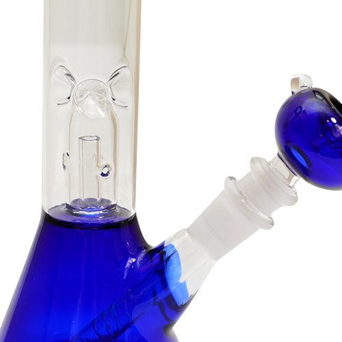 Glass Bong with Percolator Downstem Close Up