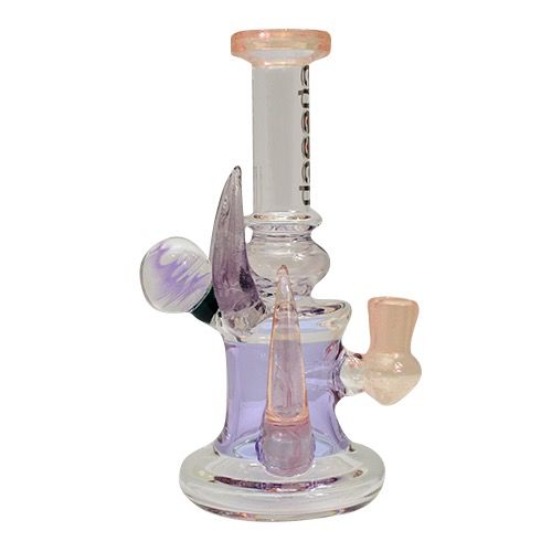 Glass Horned Dab Rig By Cheech