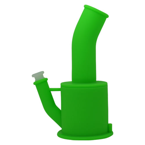 Green Silicone Teapot Bong For Sale 