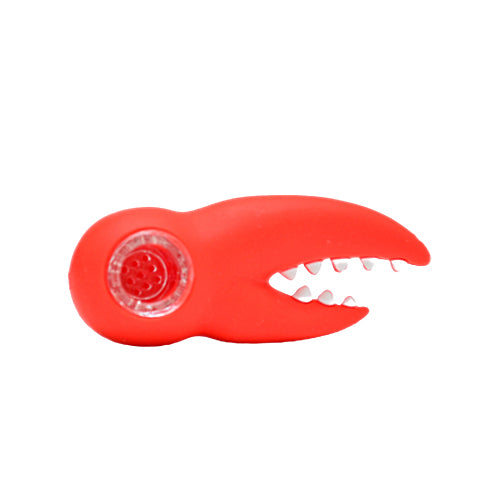 Top View of Silicone Lobster Claw Pipe