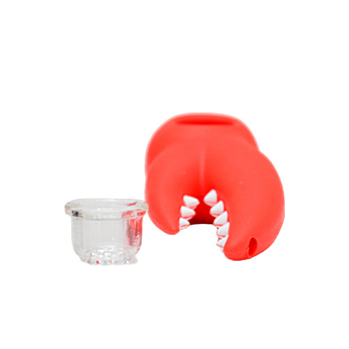 Glass Screen Bowl Detached from Silicone Lobster Claw Pipe