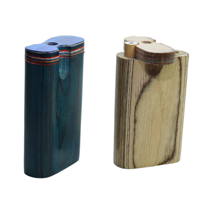 Mini Wooden Dugout Pipe with Turn Top Function