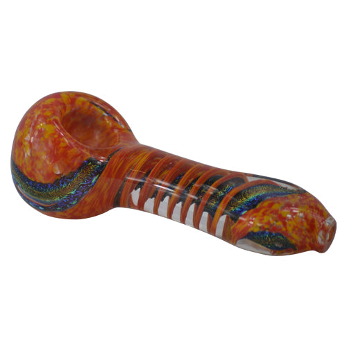 Dichroic Swirl Glass Pipe for Sale - Vape Vet Store 